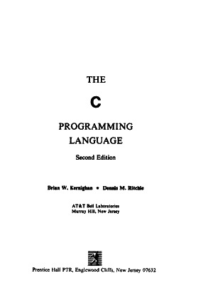 The C Programming Language